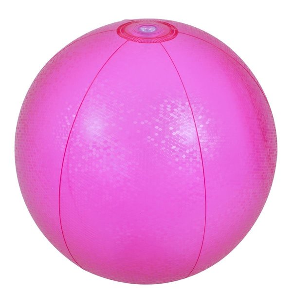 Pool Central 20 in. Pink Mosaic Inflatable Beach Ball 34958634